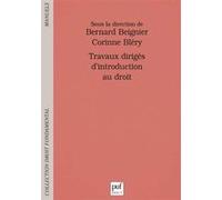 Travaux dirigés d'introduction au droit