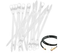 Travaux en fil | Vies sincères multifonctionnelles avec trou de vis | 100x fixations de fil réutilisables, gadgets de fixation pour l'intérieur, la maison, le studio, l'atelier