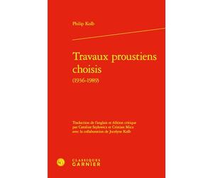 Travaux proustiens choisis