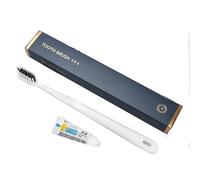 Trave Size Lot de 10 brosses à dents portables 3GToothpaste 18 g Savon pour bain, soins personnels, articles de toilette, ensembles d'hôtel, camping, fête de famille (Style B, 10 pièces)