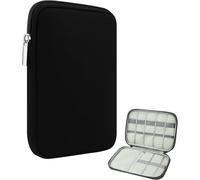 Travel Accessories, Electronic Bag Organizer Cable Organizer Grey Essential Travel Storage For Mobile Phone Hard Drive Power Bank Cards, Black, Travel Accessories