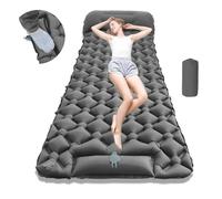 Travel Air Mattress- Inflatable Sleeping Pad, Waterproof Inflatable Camping Sleeping Pad, Foldable Camp Sleep Mat Travel Tent Gear, for Parks Hiking Backpacking Picnic Walking Climbing (#D,Single)