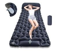 Travel Air Mattress- Inflatable Sleeping Pad, Waterproof Inflatable Camping Sleeping Pad, Foldable Camp Sleep Mat Travel Tent Gear, for Parks Hiking Backpacking Picnic Walking Climbing (#B,Single)