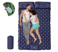 Travel Air Mattress- Inflatable Sleeping Pad, Waterproof Inflatable Camping Sleeping Pad, Foldable Camp Sleep Mat Travel Tent Gear, for Parks Hiking Backpacking Picnic Walking Climbing (#B,Double)