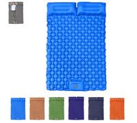 Travel Air Mattress- Inflatable Sleeping Pad, Waterproof Inflatable Camping Sleeping Pads, Foldable Camp Sleep Mat Travel Tent Gear for Parks Hiking Backpacking Picnic Walking Climbing (Blue)