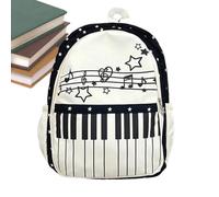 Travel Backpack Fashion Piano Print - Large Capacity Work Luggage Bookbag | Lightweight Travel Backpack Laptop Hiking College Airplane Students Daily