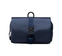 Travel Bag, Makeup Travel Organizer, Water Resistant Shaving Bag, Foldable Toiletries Organizer Case, Travel Toiletry Bags, Portable Cosmetic Bag for Men, Women (Navy Blue)