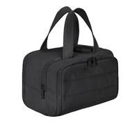 Travel Bag, Travel Cosmetic Bag, Large Capacity Wide-Open Cosmetic Bags(Black)