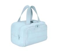 Travel Bag, Travel Cosmetic Bag, Large Capacity Wide-Open Cosmetic Bags(Blue)