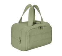 Travel Bag, Travel Cosmetic Bag, Large Capacity Wide-Open Cosmetic Bags(Green)