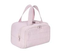 Travel Bag, Travel Cosmetic Bag, Large Capacity Wide-Open Cosmetic Bags(Pink)
