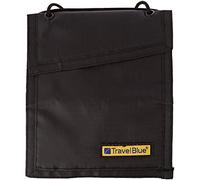 Travel Blue Slimline Neck Wallet - Sac Banane Femme et Homme, Léger et Respirant, 3 Compartiments pour Passeports et Cartes, Sécurité Totale sous Vêtements, Design Unisexe