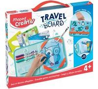 Creativ Travel Board -Jeux & Dessins Effaçables Ardoise Transparente
