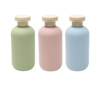 Travel Bottles Set, Toiletries Liquid Containers, Refillable Shampoo Lotion Dispenser, Squeezable Leakproof Travel Bottle Kit Portable Bathroom Storage for Shower Camping Trips Use 12.5x5.8cm