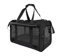 Travel Breathable Carrier, Portable Lightweight Tote, Confortable Soft Pet Bag, Sturdy Waterproof Material, Easy Foldable Design for Camping Motorcycle Airplane Car Outdoor Hospital Use