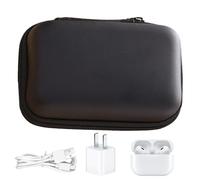 Travel Cable Organizer - Portable Tech Accessories Pouch, Padded Protective Case, USB Cord Management, Waterproof Data Hub | Electronic Storage Bag, Gear Holder For Earbuds Storage