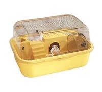 Travel Cage - Hedgehog Safety Habitat with Transparent Lid - Anti-Escape Small Animal Cage, Removable AC Acting Closely with Your Becomes Effortlecessories for Hedgehog Gerbil Mice Hamster