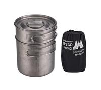 Travel Camp Cookware - Pots de cuisson en acier portables, outils portables pour camping | Compagnon de voyage en plein air, fourniture de camping de randonnée, kit de nourriture dure