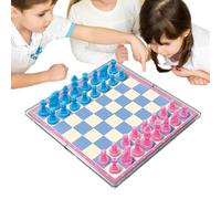 Travel Chess Set | Magnetic Chess Board | Folding Chess Game | Crystal Chess Set | Portable Chess Board Compact and Portable HIPS for Beginners Travel Chess Set Magnetic Foldable