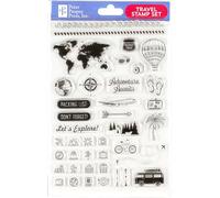 Travel Clear Stamp Set (40 individual stamps)
