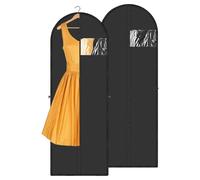 Travel Clothing Bag, Tri-Fold Garment Bag, Can Be Hung In The Closet, Unisex, Dustproof With Transparent Window, Suitable For Dresses, Long Suits, Formal Wear, Suits, Coats, Tuxedos