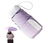 Travel Compact, UPF 50+ Lightweight Rainproof Sunproof Folding Sun Travel Size Portable Wind Resistant for Kids Women Adults Summer Beach Outdoor Commute School Use