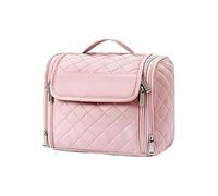 Travel Cosmetics Pouch - Expandable Hanging Toiletry Bag with Zipper Compartments, Lightweight and Durable, Waterproof Material, Ideal for Business Trips, Vacations, Hotel Stays, and Gym Use