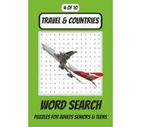 Travel & countries of the world: Word Search With Easy to Read Print about Travel, Countries Part 4 of a 10 Part collection | 6x9 inches, 110 pages | ... Gift for Vacations, Holidays and spare time