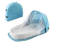 Travel Crib Washable | Lightweight Foldable Cot With Net And Awning