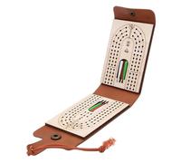 Travel Cribbage Board, Portable Game Set, Classic Tabletop Strategy Toy, Built in Peg Storage Case, Interactive Fun for Traveling, Camping, Nights, Kids, Adults, Women, Men, 3.94x2.76x1.18 inches