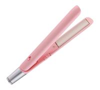 Travel Curling Iron Mini - Curler à cheveux en céramique portable et fer plat | Outil de cheveux à double utilisation compacte pour les cheveux courts et longs, lisser les lisseurs légers, petite bagu