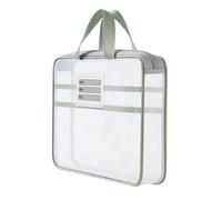 Travel Document Organizer - Portable Mesh Zipper File Holder for Handle | Multi-Compartment with Folder, Mesh Zipper Holder Office School, Work, Exams, Home for Teacher, Student Organization