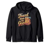 Travel Does The Good Voyage d'esprit d'aventure |- Sweat à Capuche