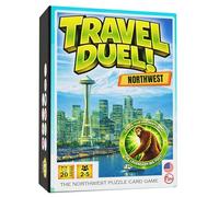 Travel Duel!: Northwest - Jeu de cartes puzzle Pacific Northwest pour adolescents et adultes | Jeu de voyage amusant en famille | Jeu de stratégie casse-tête | Cadeaux du nord-ouest de Seattle