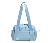 Travel Duffel Bag, Tote Gym Pouch with Dry Wet Separation, 11.02x5.12x7.87 inches Weekender Overnight Shoulder Bag, Sport Storage Organizer for Exercise, Dance, and Travel