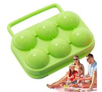 Travel Egg Container - Reusable Hard Grid Storage Box, Durable Food Keeper Case | Portable Holder For Easter, Farm Fresh Eggs, Road Trips, BBQ, Outdoor Picnic, Cooking, Travel-Friendly Kitchen