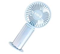 Travel Fan: Quiet Handheld Pocket Cooler, Three Speed Rechargeable Airflows