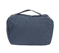 Travel Hanging Toiletry Bag Travel Cosmetic Bag Folded Hanging Toiletry Wash Organizer Pouch for Men Women (Bleu foncé)