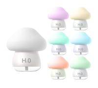 Travel Humidifier | 7 Color Battery Operated Home Supplies With Night Light | Air Humidifier | For Home Office Plants Hospital Hotel Car Desk Sleep Cold Cough Elderly