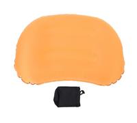 Travel Inflatable Pillow | Lumbar Support | for Airplane Office (Orange)