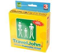 Travel John Urinal Usage Unique Unisexe Pièces 3x800ml