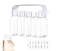 Travel Liquid Bottles - 100ml Refillable | Spillproof Transparent Travel Containers For Toiletries, Shampoo, Lotion, And Liquids - Ideal For Gym, Hiking, Camping, Vacation, And Carry-On
