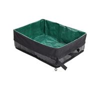 Travel Litter Box for Cats, Foldable Cat Litter Box, High Grade Material, Leakproof, Odor Control Tray, Portable for Travelling, Car, Kittens, Indoor, Corner Placement, 18.5x14.57x6.69 inches