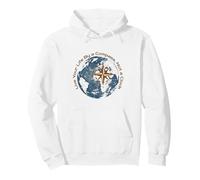 Travel Live by Compass Not Clock Adventure Retirement Sweat à Capuche