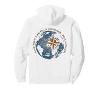 Travel Live by Compass Not Clock Adventure Retirement Sweat à Capuche