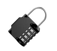 Travel Lock - Luggage Combination Lock Gate Padlock, Combination Padlock, Small Padlock | Re Settable Luggage Locks 4 Digit Combination Lock, High Security Combination Lock for Iron Door Locker Case