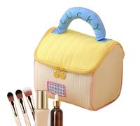 Travel Makeup Bag, Portable Toiletry Organizer, House Shaped Cosmetic Pouch, Waterproof Storage Case, Lightweight Makeup Holder for Business Trips and Home Use, 1 Piece