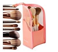 Travel Makeup Brush Holder - Vertical Eva Cosmetic Brush Bag | Portable Eyebrow Pencil Lipstick Storage Case | New Style Women's Makeup Pouch | Protective Tool Bag, Rose, verwijzen naar de