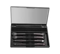 Travel Makeup Brush Set 4X Double Ended Cosmetic, Professional Face Tool with Sturdy Formula, Beauty Care System with Smart Design, Smooth Radiant Aid, Essential Companion for Women Girls