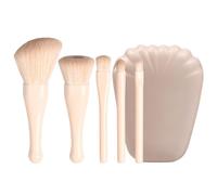 Travel Makeup Brush Set, Professional Retractable Cosmetic Tools, Applicators for Concealers, Blush, Lip, Loose Powder, Eye Shadows, Foundation, Portable Kit for Beauty